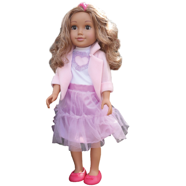 Păpușa în rochie violetă, 45 cm [2]