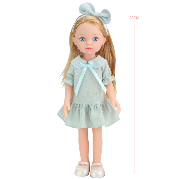 Păpușa "Mica Milly", în rochie azurie, 33 cm [3]