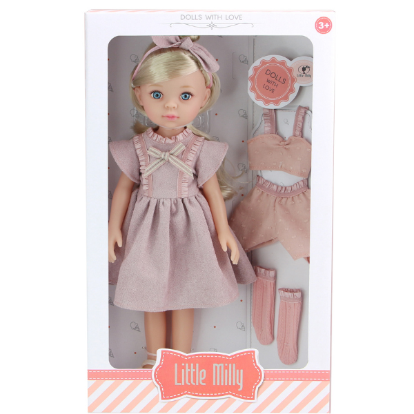 Păpușa "Mica Milly", în rochie roz 33 cm [6]