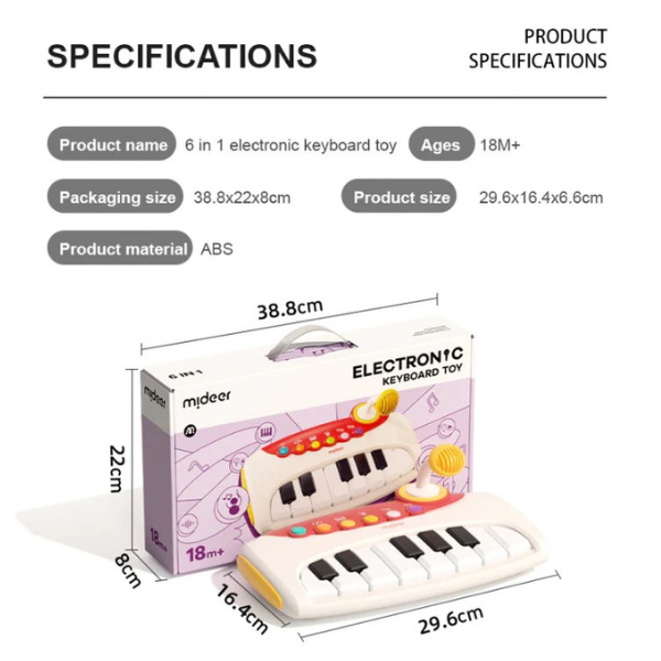 Pian electronic 6 în 1 [16]