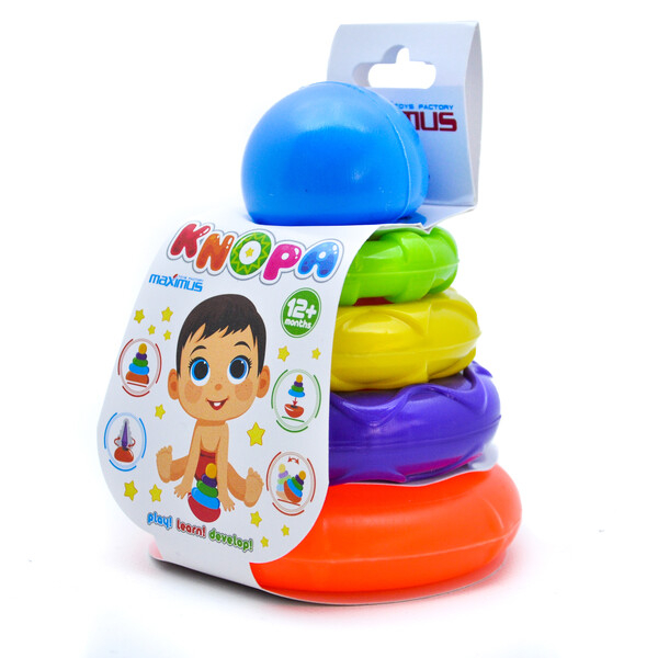 Piramida 2 în 1 "Knopa" [17]