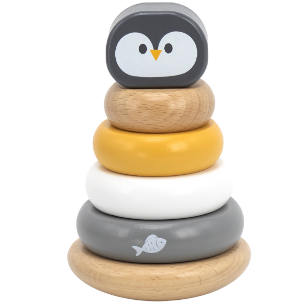 Piramidă din lemn „Pinguin” [9]