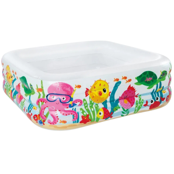 INTEX Piscina gonflabilă "Acvariul marin", 159 x 159 x 50 cm, 340l, 3+ [1]