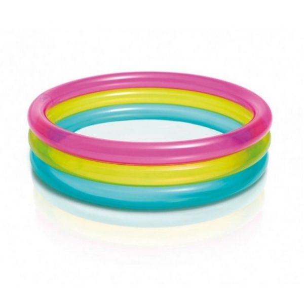 INTEX Piscină gonflabilă pentru copii “Curcubeu” 86×25 cm, 63 L, 1-3 ani [1]