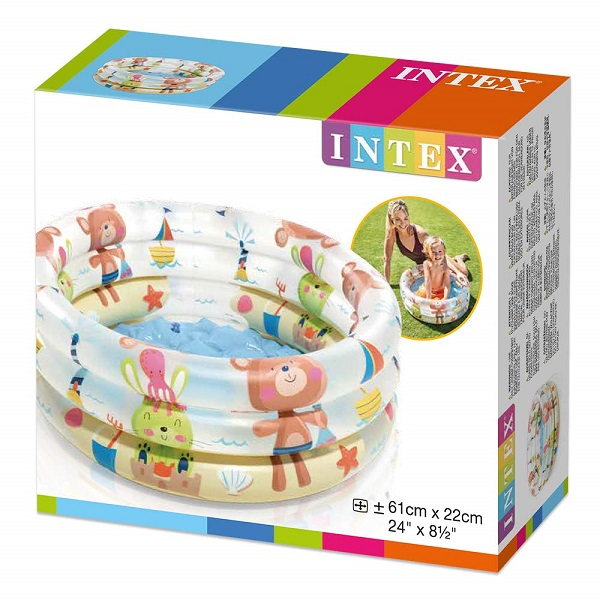 INTEX Piscină gonflabilă pentru copii “Prietenii lui Dino” 61×22 cm, 28 L, 1-3 ani [5]
