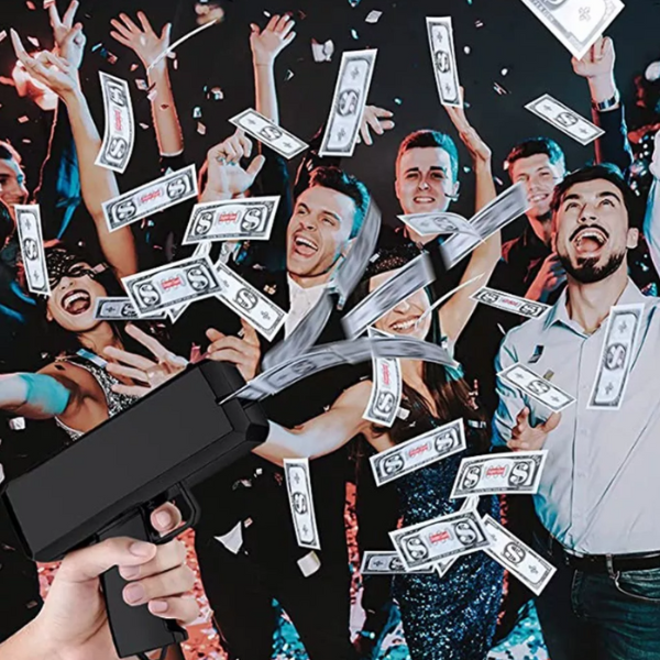 Pistol cu bani electric, 100 de bancnote [8]