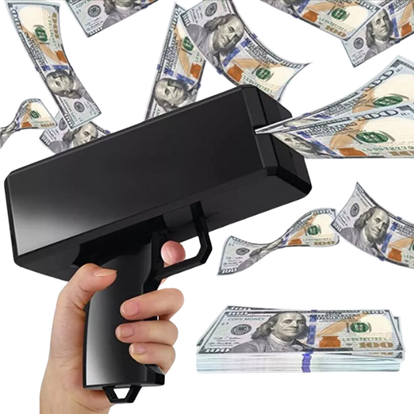 Pistol cu bani electric, 100 de bancnote [5]