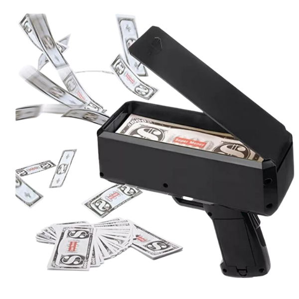 Pistol cu bani electric, 100 de bancnote [2]