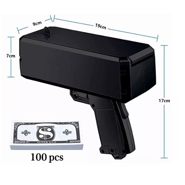 Pistol cu bani electric, 100 de bancnote [4]