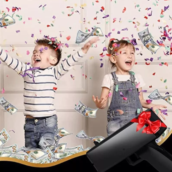 Pistol cu bani electric, 100 de bancnote [7]