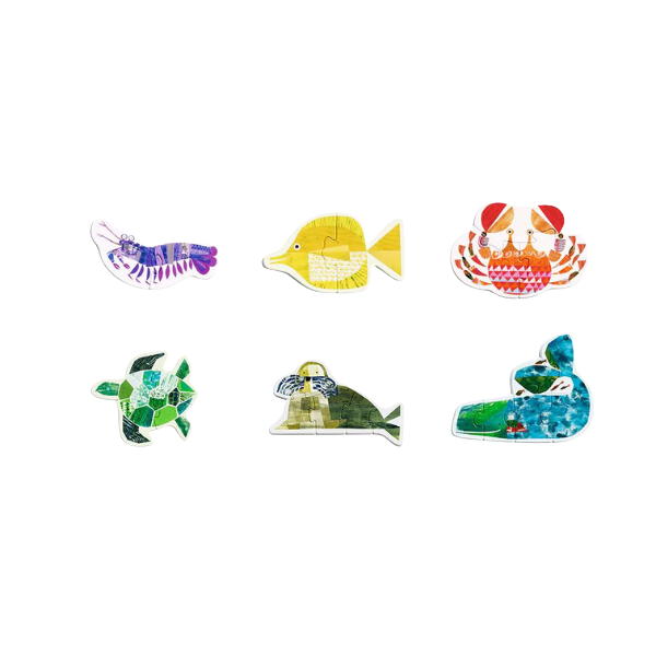 Primul Puzzle „Animale marine”, 6 în 1 [2]