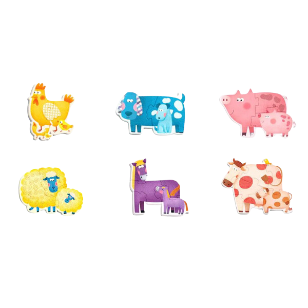 Primul Puzzle  „Animăluțe”, 6 în 1 [2]