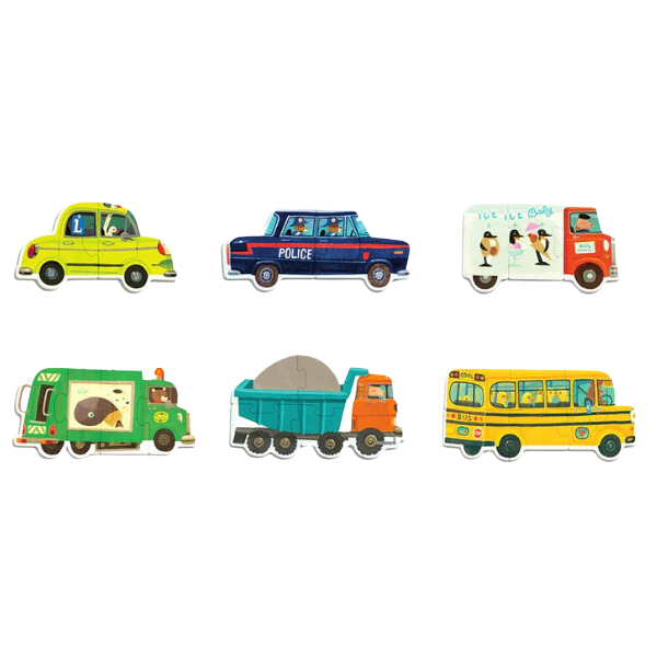 Primul Puzzle „Autoturisme în oraș”, 6 în 1 [2]