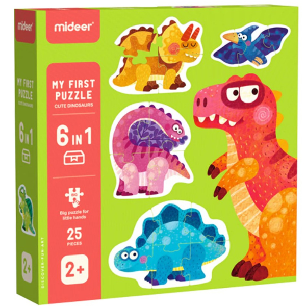 Primul puzzle „Dinozauri drăguți” [3]