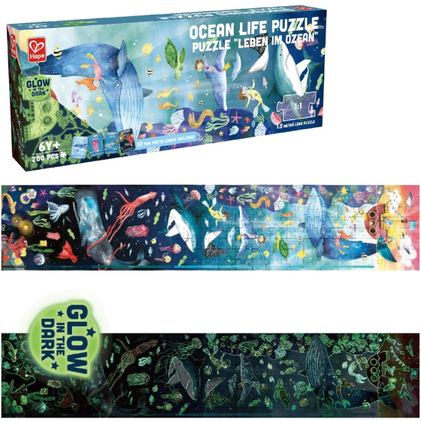 Puzzle 1,5 m "Viața în ocean", 200 elem. [1]