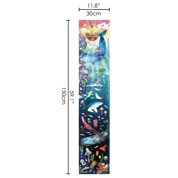 Puzzle 1,5 m "Viața în ocean", 200 elem. [4]