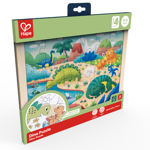 Puzzle 2 în 1 "Dinozauri" [3]
