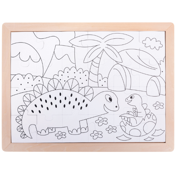 Puzzle 2 în 1 "Dinozauri" [7]