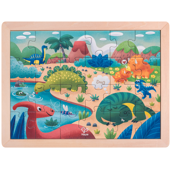 Puzzle 2 în 1 "Dinozauri" [2]