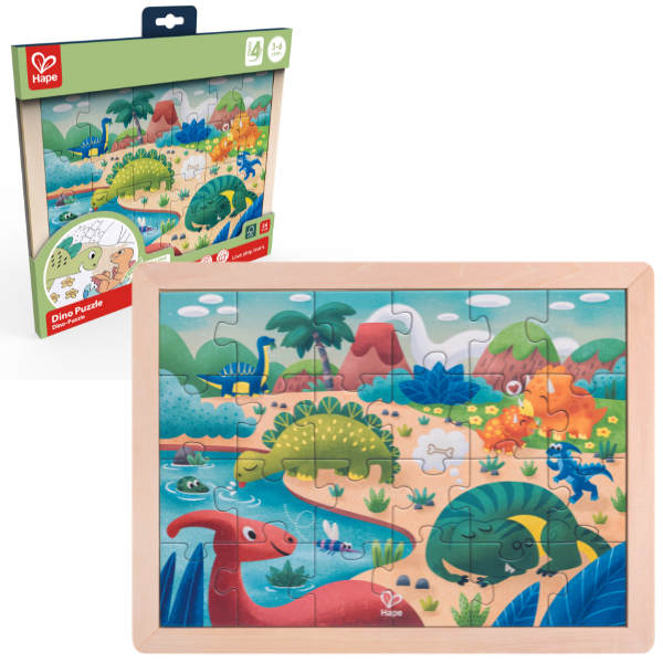 Puzzle 2 în 1 "Dinozauri" [1]