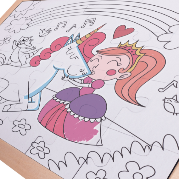 Puzzle 2 în 1 "Unicorn și prieteni" [5]