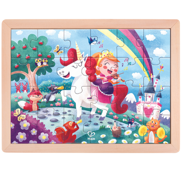 Puzzle 2 în 1 "Unicorn și prieteni" [2]