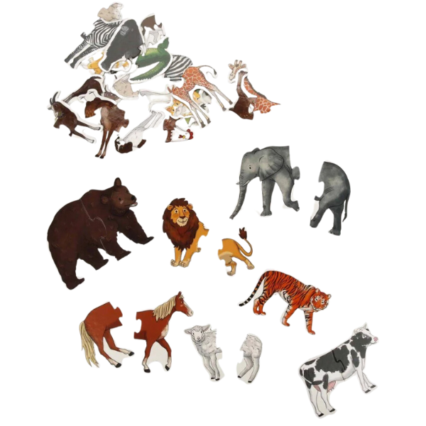 Puzzle "Animale", 36 piese, Smile Games [4]