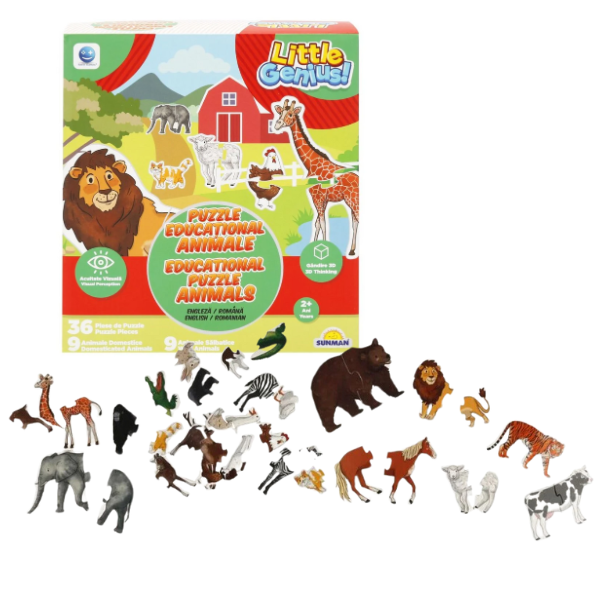 Puzzle "Animale", 36 piese, Smile Games [1]