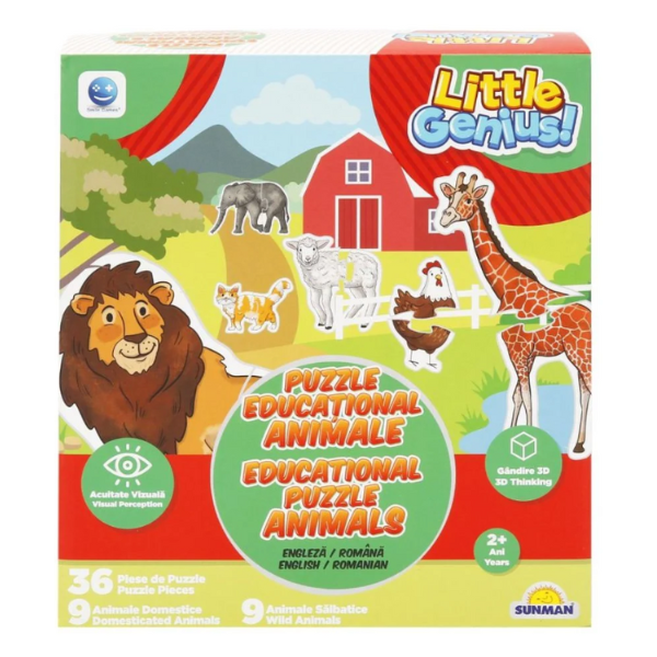 Puzzle "Animale", 36 piese, Smile Games [3]