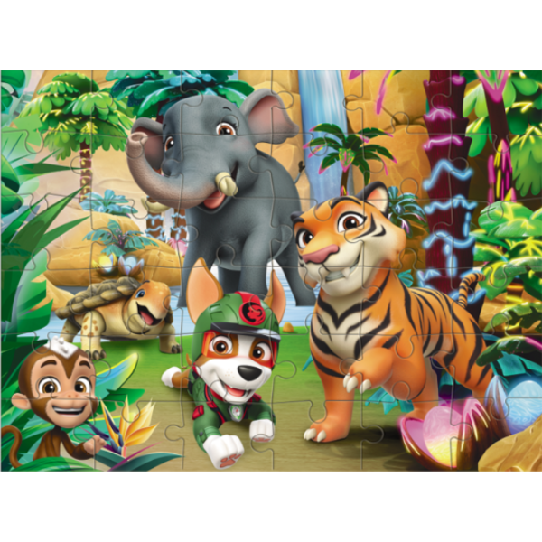 Puzzle "Aventuri în Junglă, 2 în 1", seria Patrula cățelușilor, 60 elem. [5]