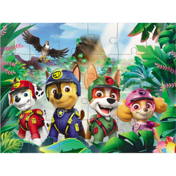 Puzzle "Aventuri în Junglă, 2 în 1", seria Patrula cățelușilor, 60 elem. [4]