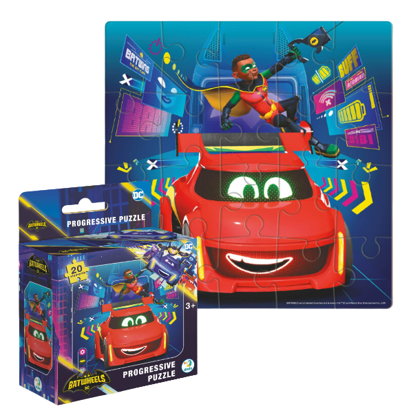 Puzzle "Batwheels: Pasărea Roșie Red", seria Progressive, 20 el. [1]