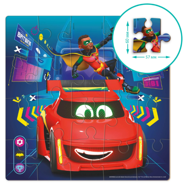 Puzzle "Batwheels: Pasărea Roșie Red", seria Progressive, 20 el. [5]