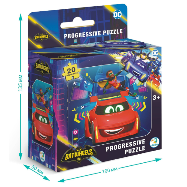 Puzzle "Batwheels: Pasărea Roșie Red", seria Progressive, 20 el. [6]