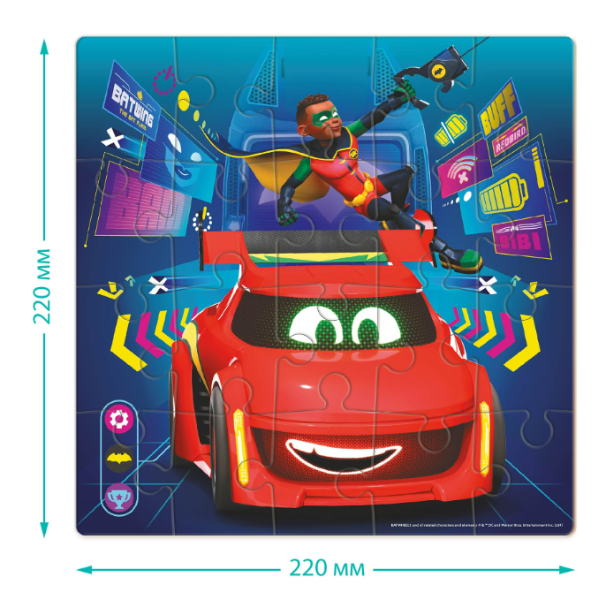 Puzzle "Batwheels: Pasărea Roșie Red", seria Progressive, 20 el. [4]