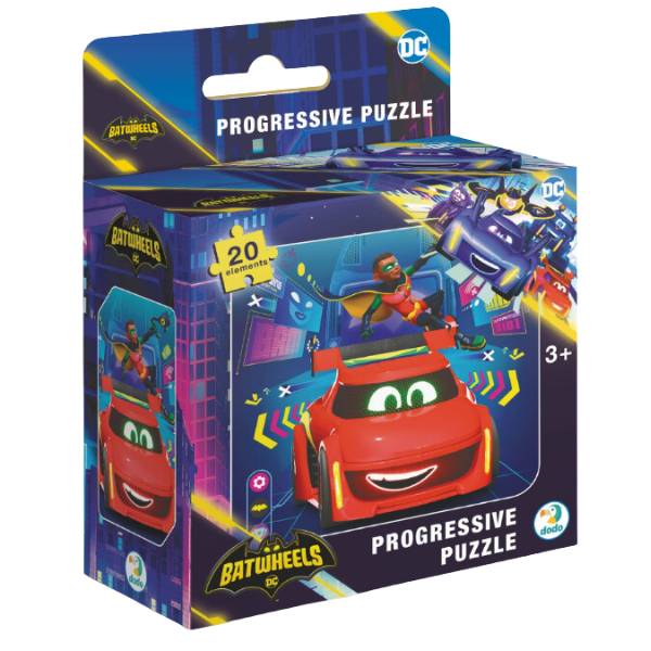 Puzzle "Batwheels: Pasărea Roșie Red", seria Progressive, 20 el. [3]