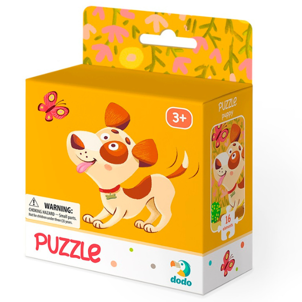 Puzzle "Cățeluș", 16 elemente. [3]