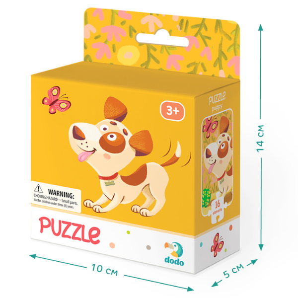 Puzzle "Cățeluș", 16 elemente. [7]