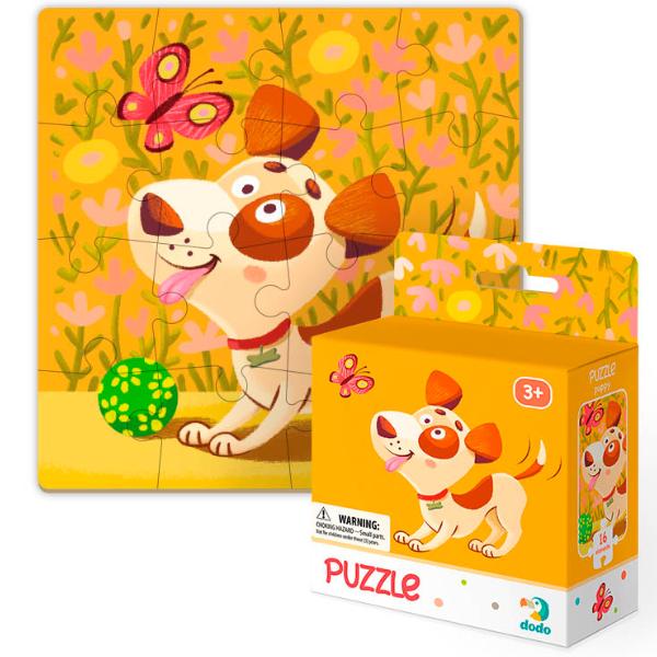 Puzzle "Cățeluș", 16 elemente. [1]
