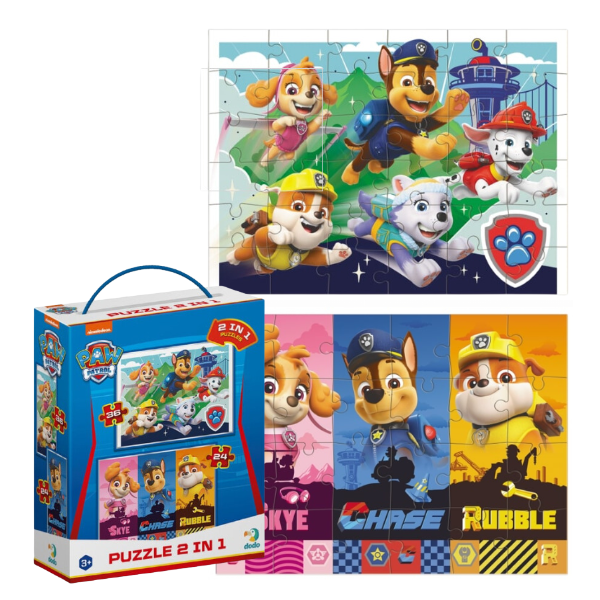 Puzzle "Cățeluși atât de buni", seria Patrula cățelușilor, 60 elem. [1]