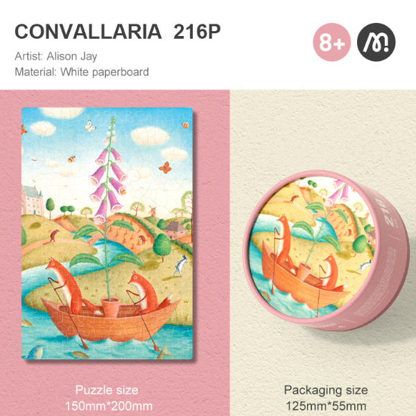 Puzzle „Convallaria”, serie de buzunar, 216 elem. [10]