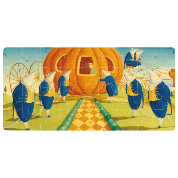Puzzle cu basme ilustrate „Petrecerea Cenușăresei”, 36 elem. [2]