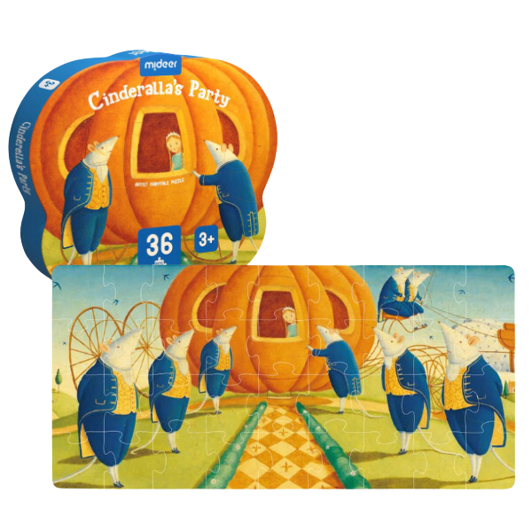 Puzzle cu basme ilustrate „Petrecerea Cenușăresei”, 36 elem. [1]
