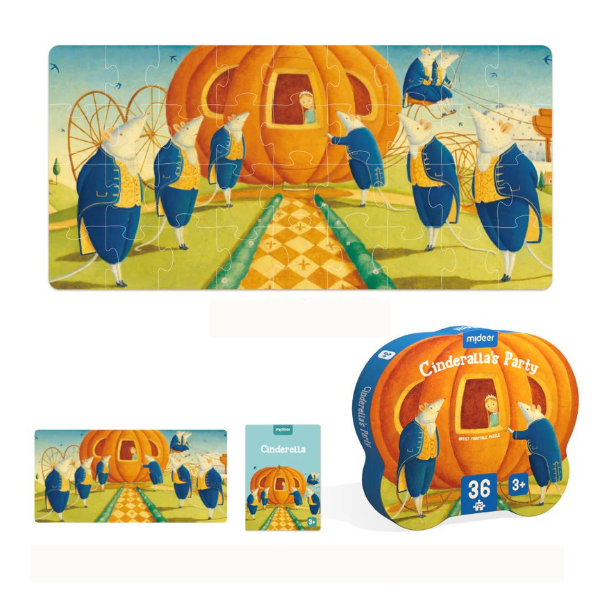 Puzzle cu basme ilustrate „Petrecerea Cenușăresei”, 36 elem. [4]