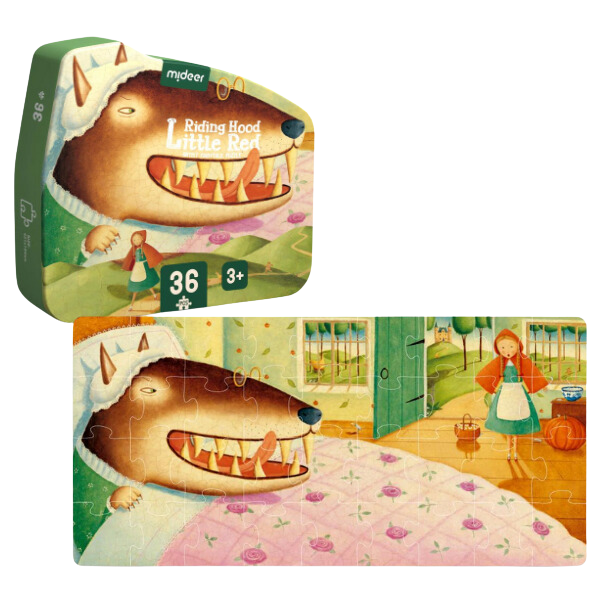Puzzle cu basme ilustrate „Scufița Roșie”, 36 elem. [1]