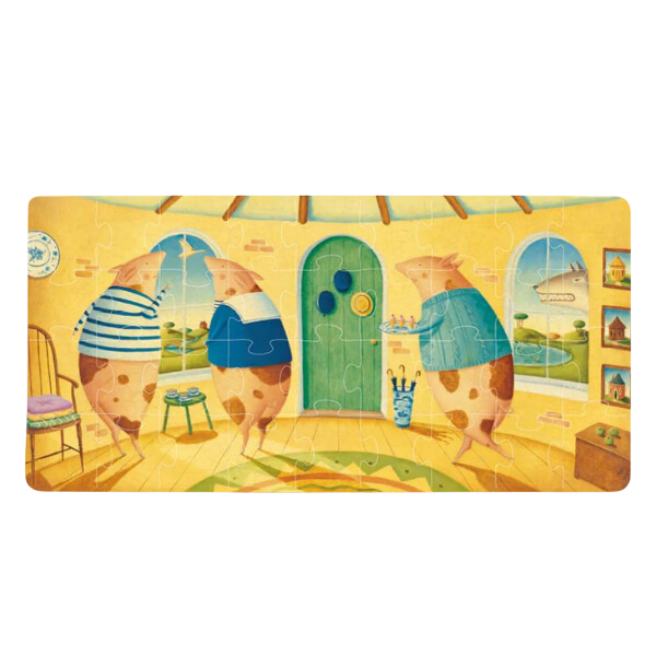 Puzzle cu basme ilustrate „Trei purceluși”, 36 elem. [2]