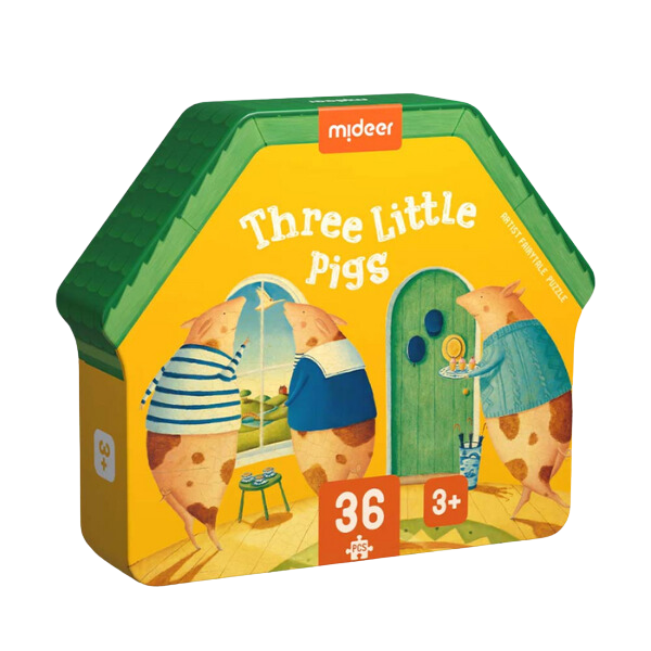 Puzzle cu basme ilustrate „Trei purceluși”, 36 elem. [3]