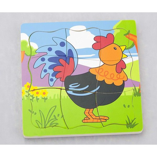 Puzzle cu mai multe straturi „Cocoș” [1]