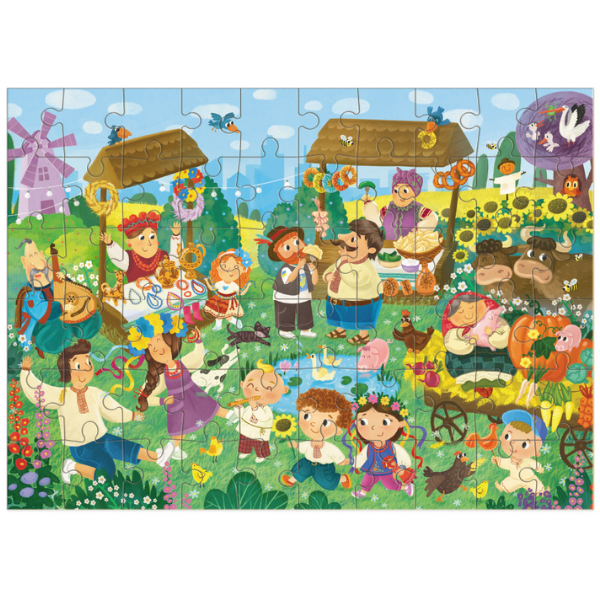Puzzle de dezvoltare "Târgul", 60 elem. [2]