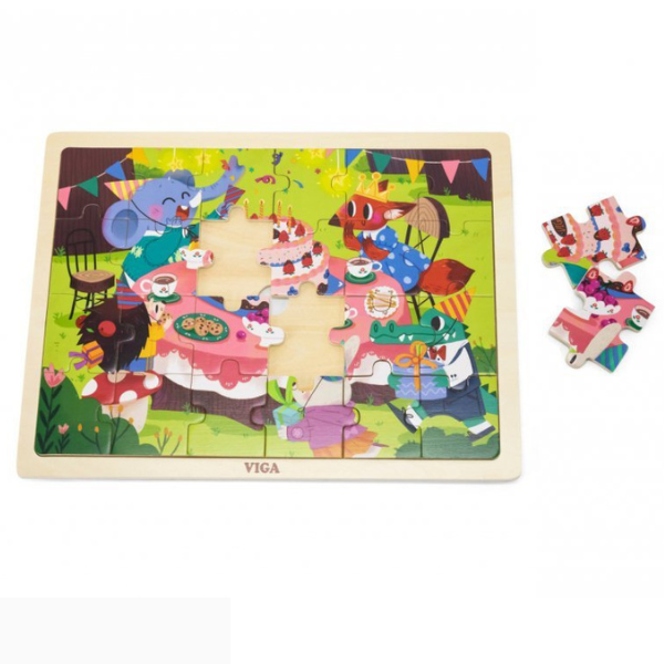Puzzle din lemn "Aniversare", 24 elem. [3]